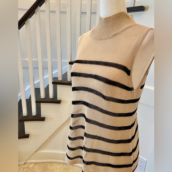 LAST CHANCE! 3/$50 Striped Fine Knit Tank Sweater *3/$50 PLUS REDUCED SHIPPING* - Picture 5 of 9